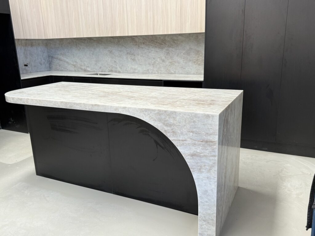 Taj Mahal engineered stone kitchen