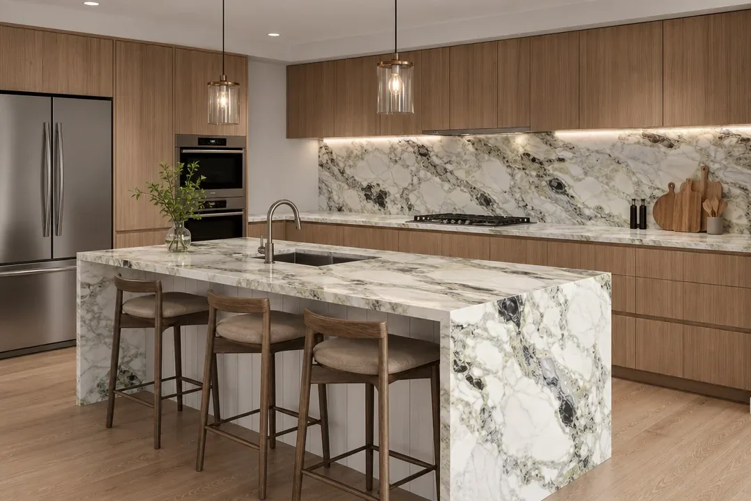 Fusion Green in kitchen